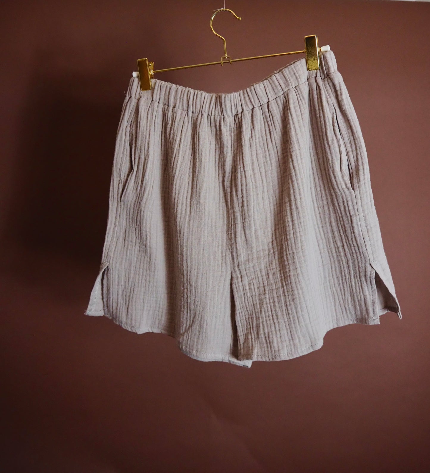 Haze Double Gauze Side Slit Shorts