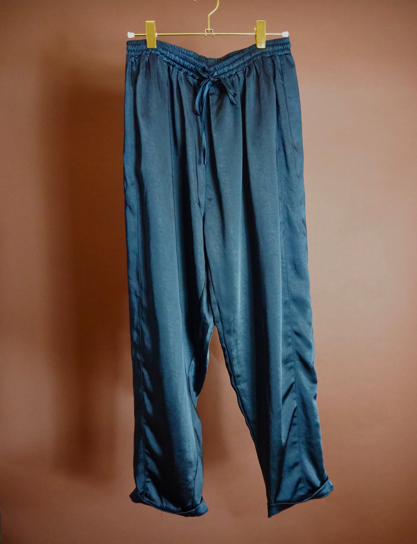 Midnight Satin Trouser