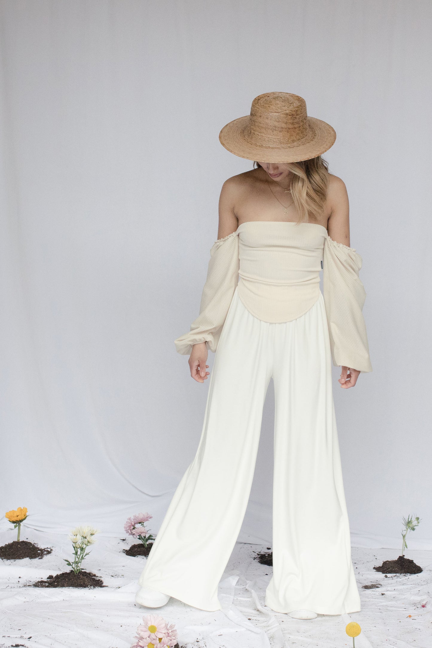 image of model wearing georgia pants