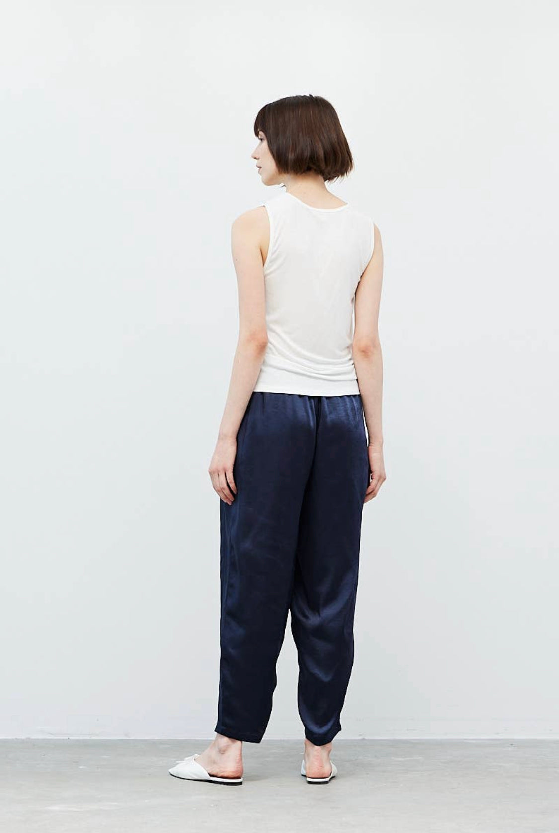 Midnight Satin Trouser