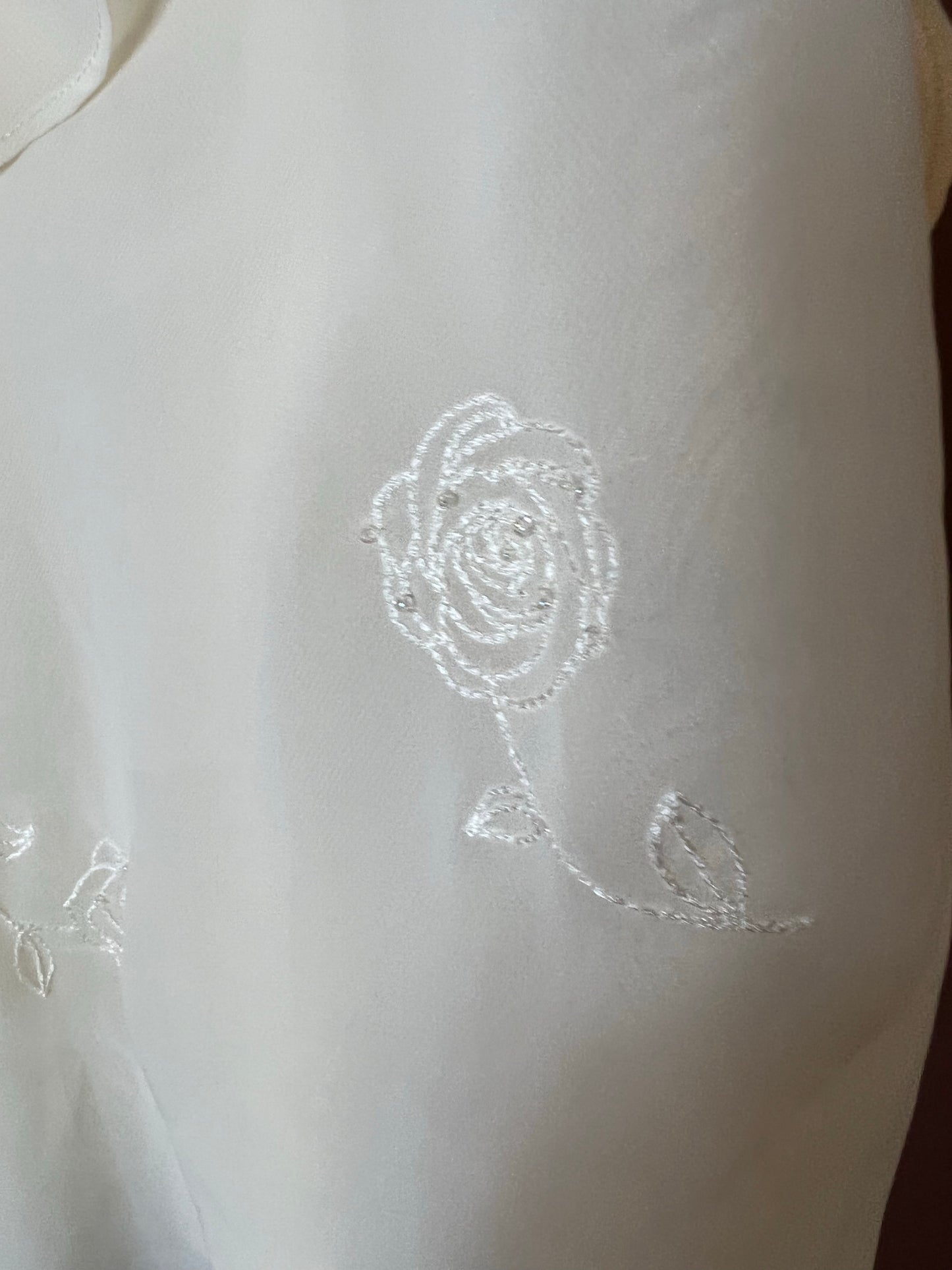 Crème Rosette Sleep Top