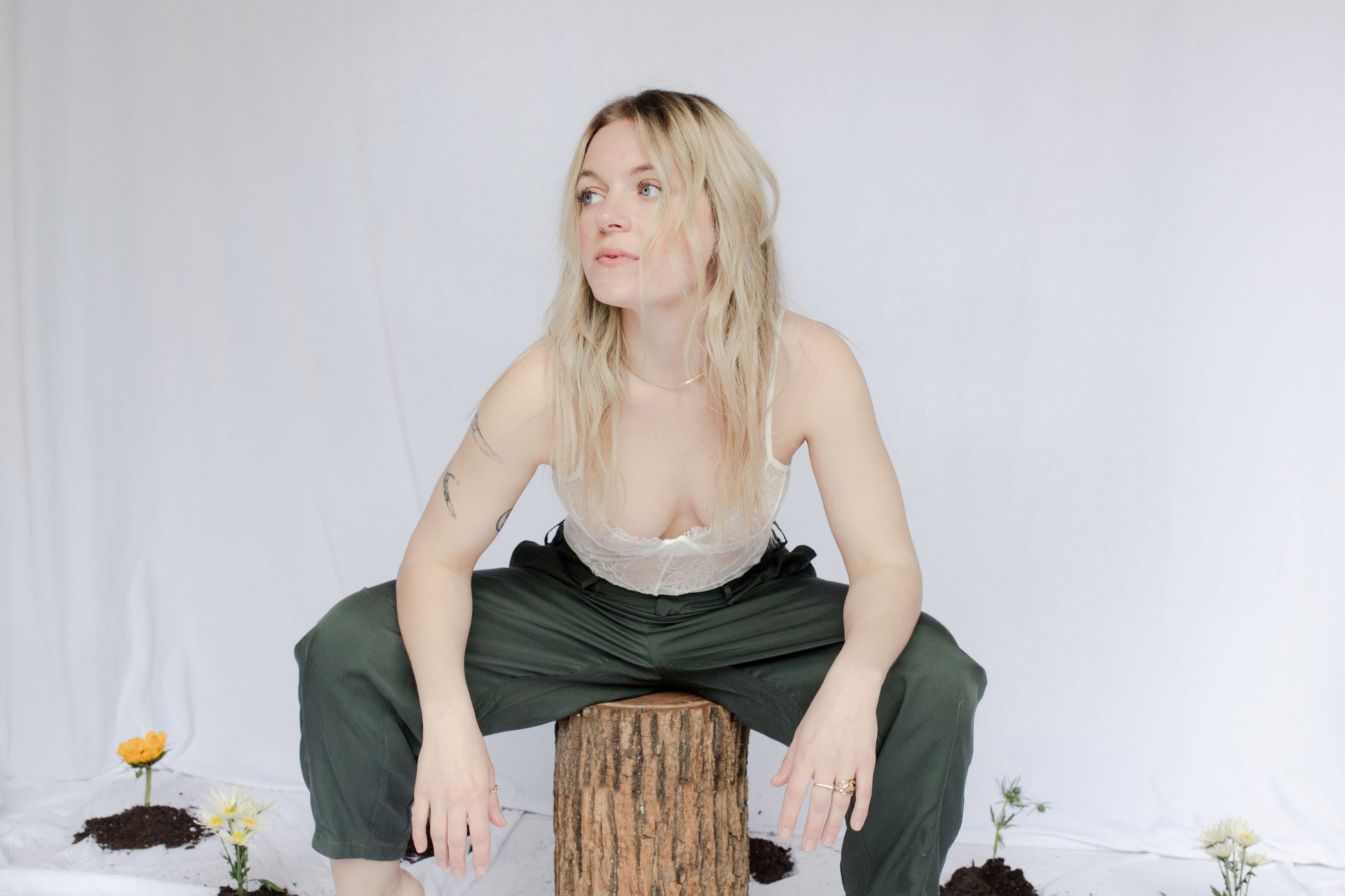 image of model wearing rosalie bodysuit