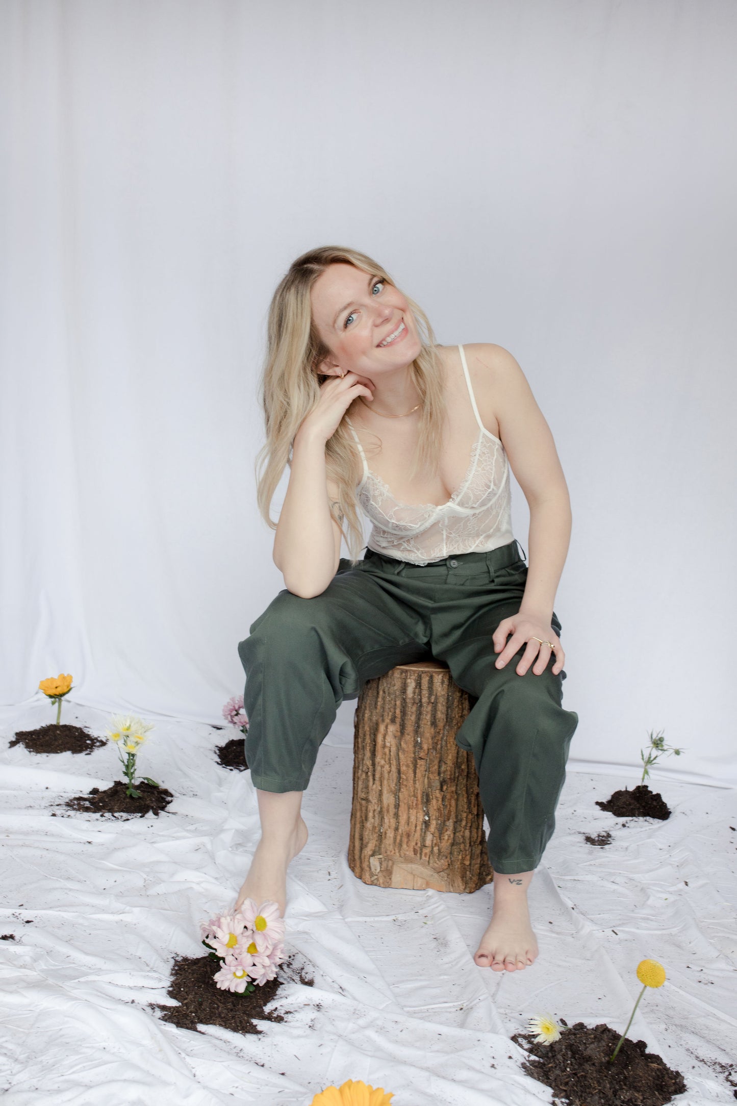 image of model wearing rosalie bodysuit