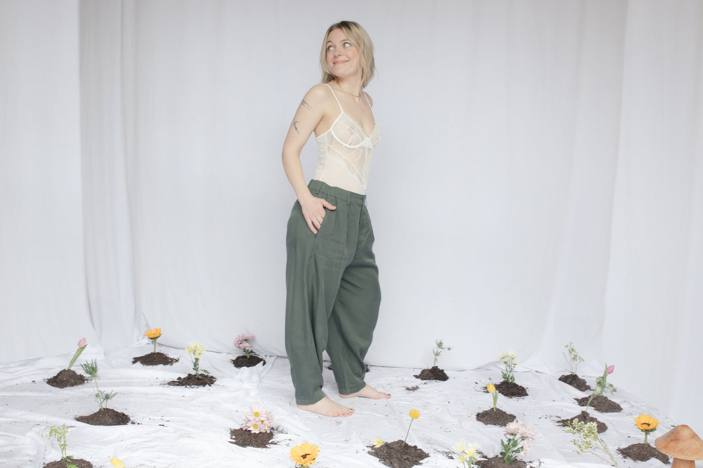 image of model wearing rosalie bodysuit