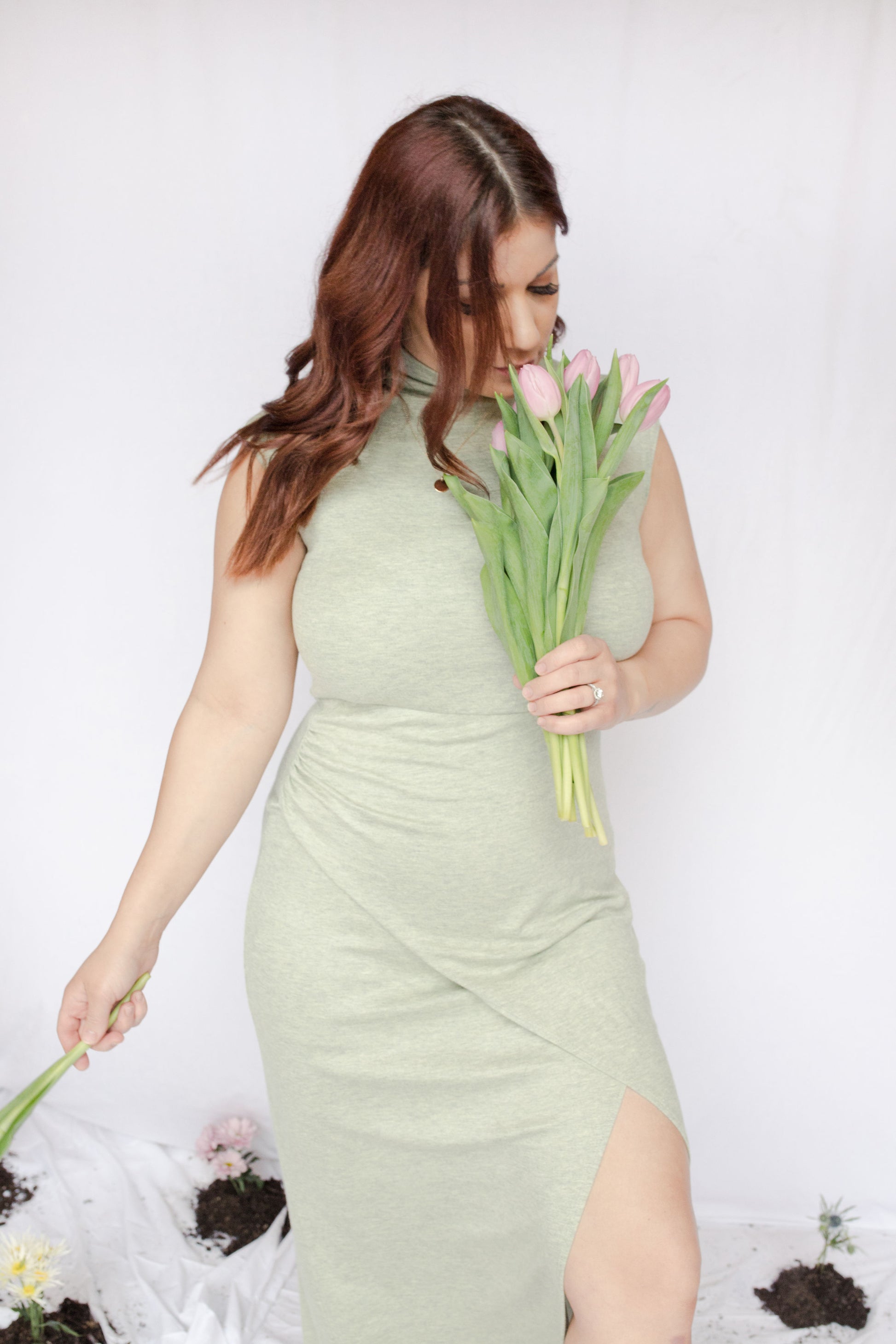 image of model in Marilyn Dress