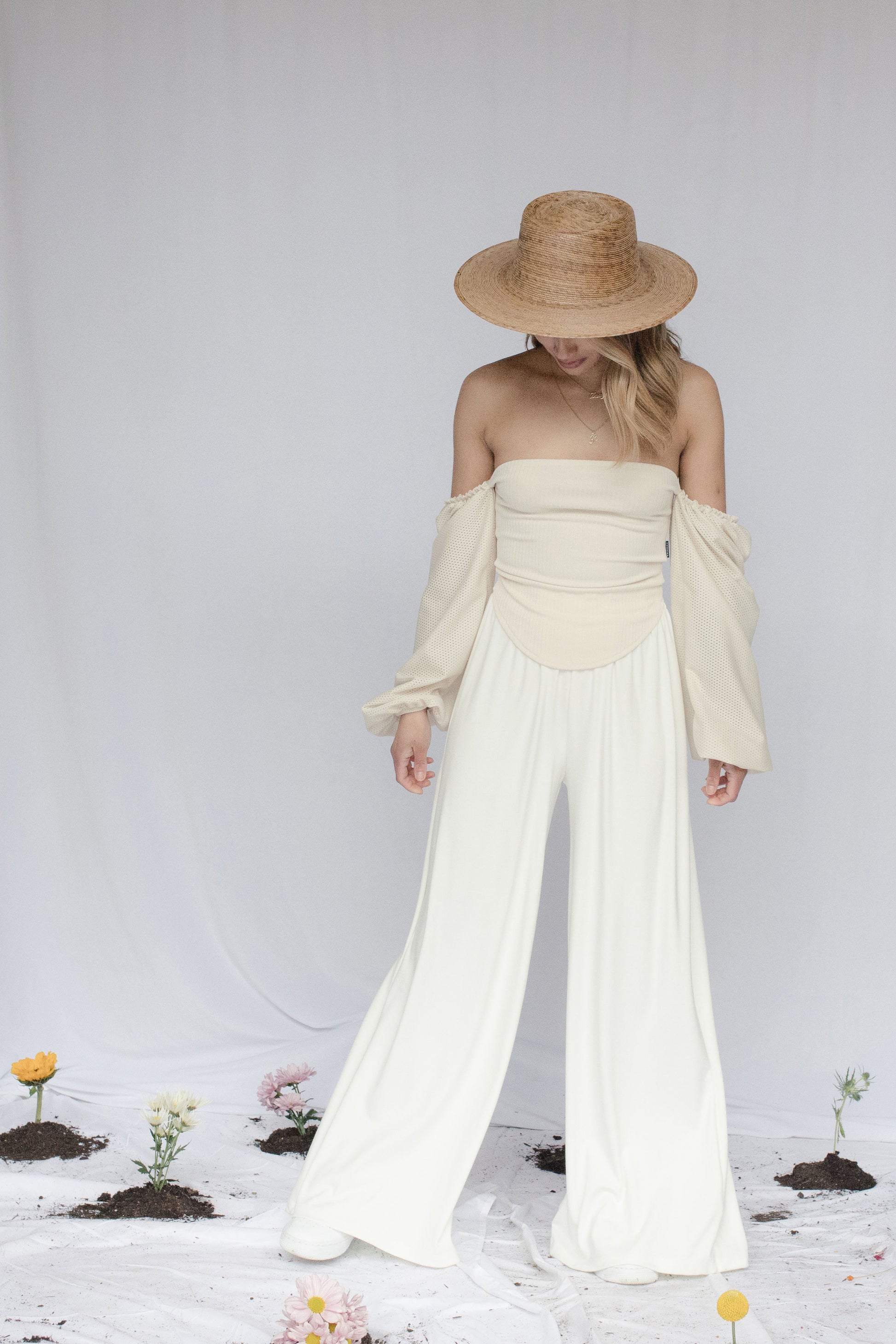 image of model wearing georgia pants