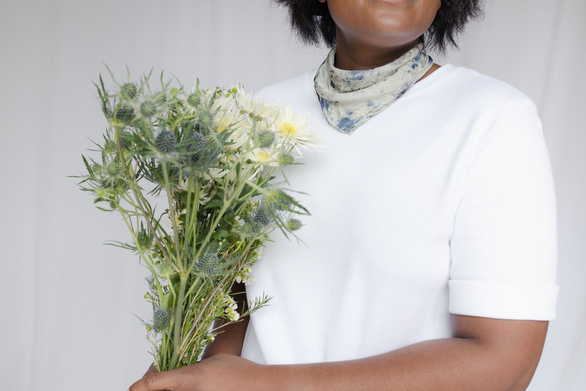 image of model in rita tee