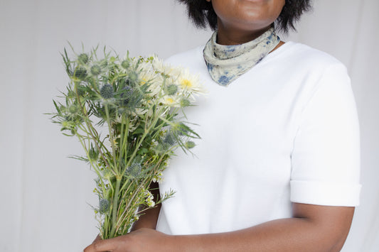 image of model in rita tee