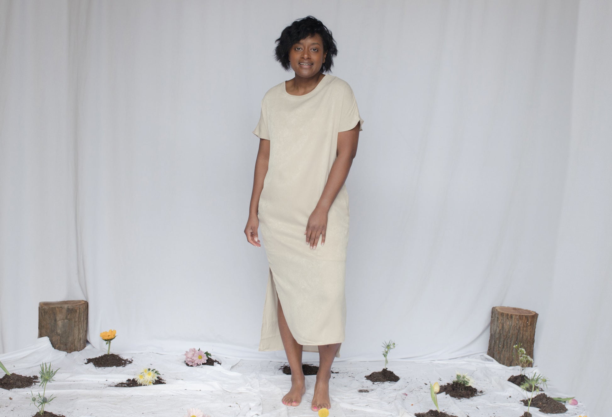 image of model in bella dress