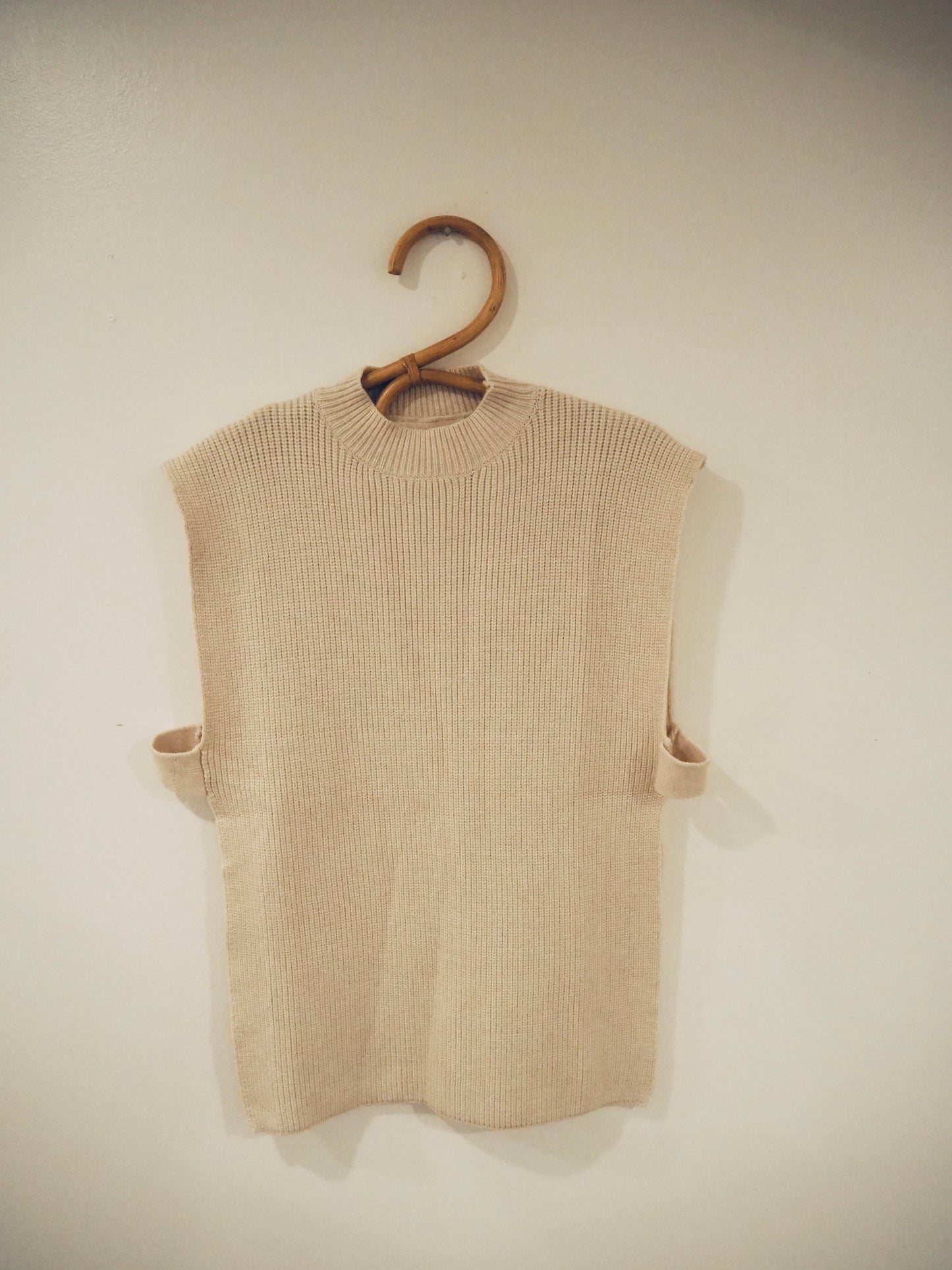 Ivory Turtleneck Vest
