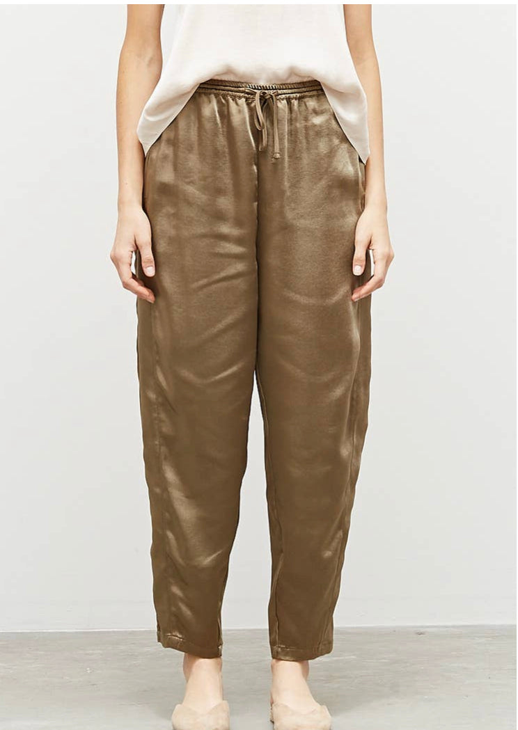 Tapenade Satin Trouser