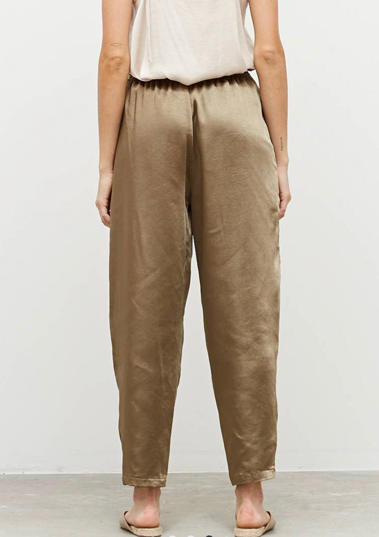 Tapenade Satin Trouser