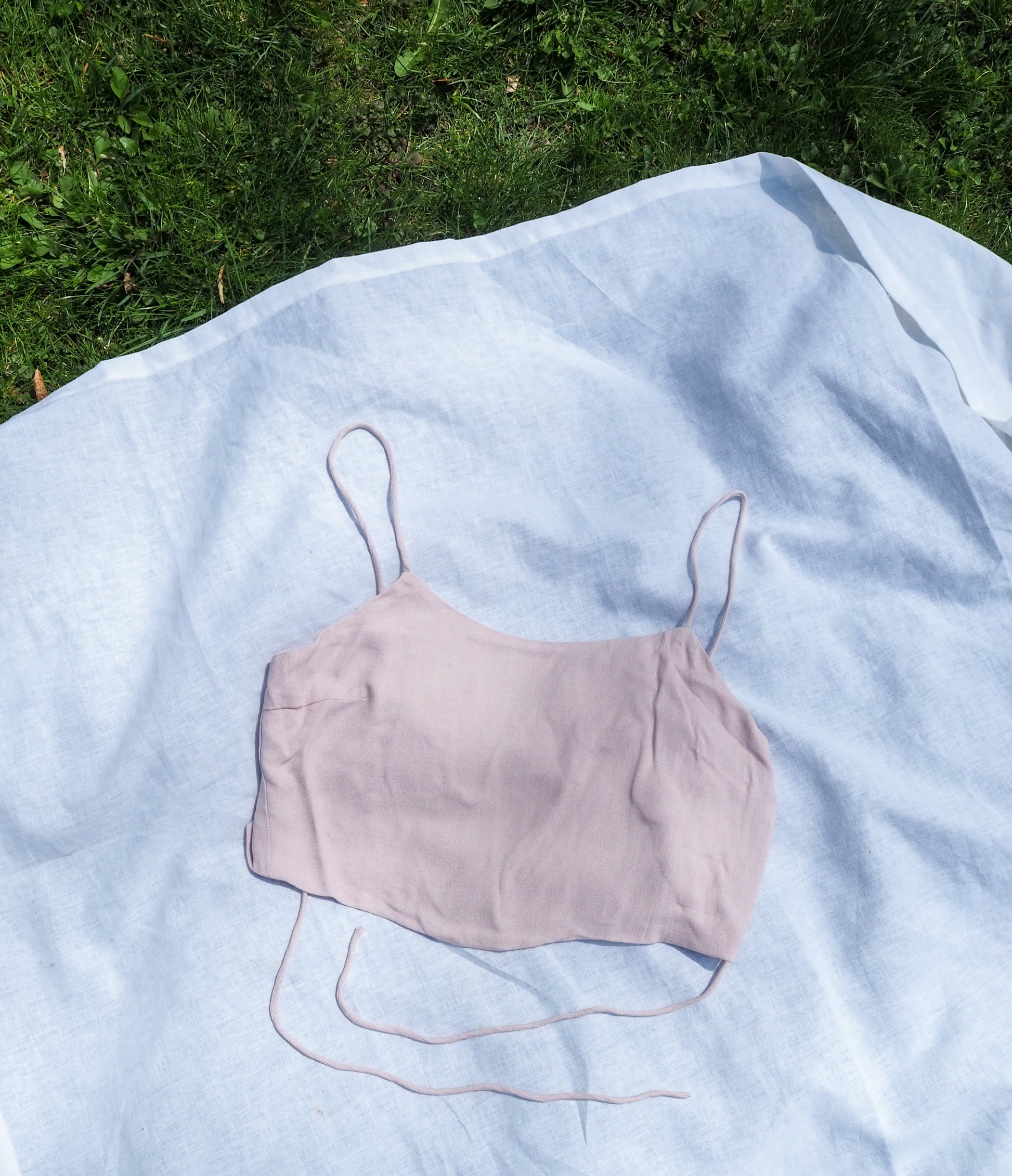 flatlay image of zuri top