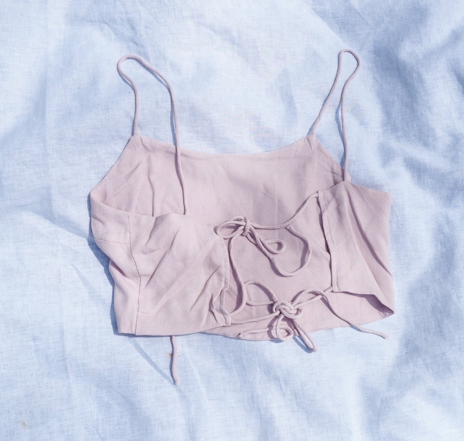 flatlay image of zuri top
