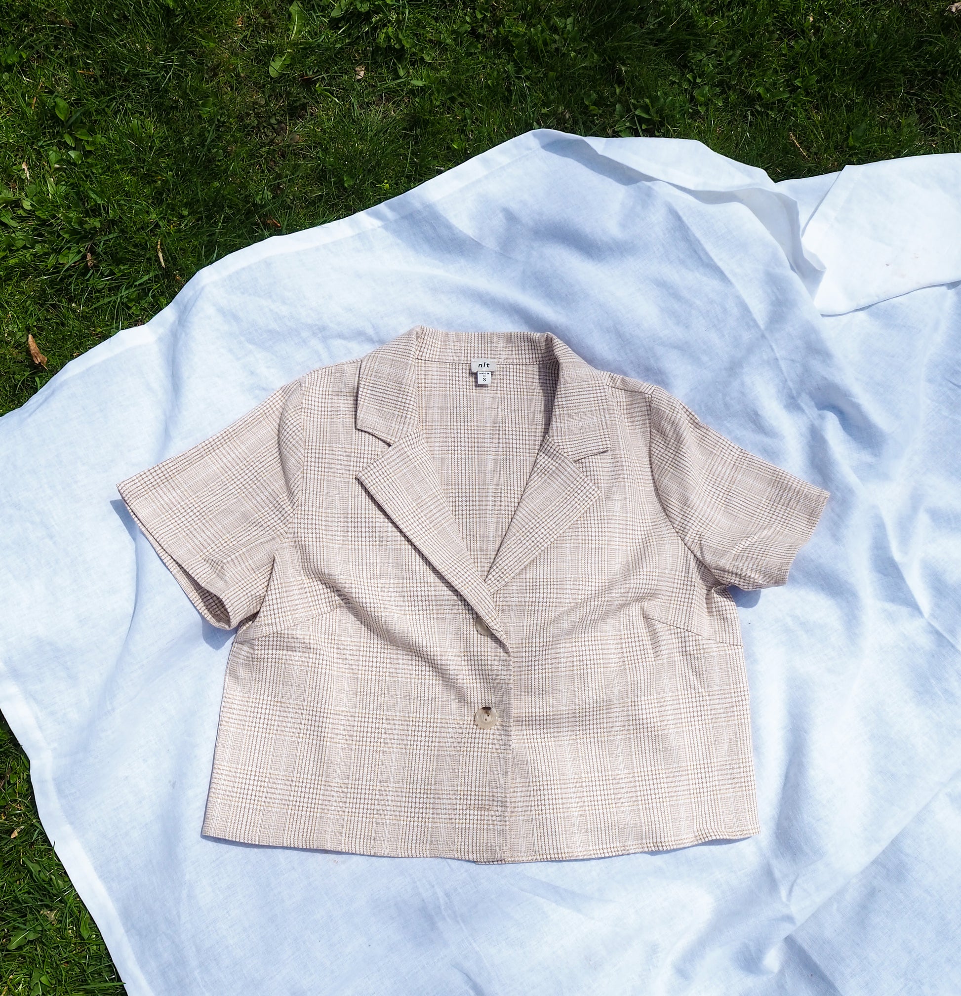 flatlay of matilda top