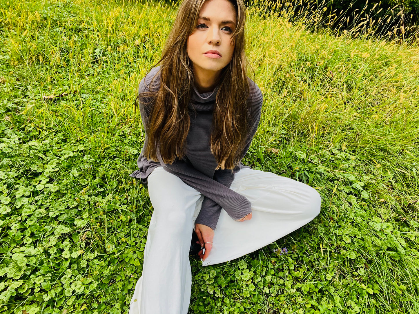 Ash Rib Knit Turtleneck